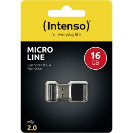 Intenso 16GB USB 2.0 Micro Line Stick 3500470 Negro