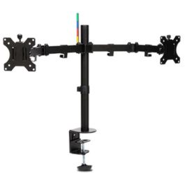 Kensington Brazo Doble Monitor SmartFit Ergo Extensible K55409WW, Soporte para 2 Pantallas hasta 34", 8 kg, Ajuste Ergonómico, Negro