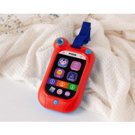 KioKids Juguete Teléfono Móvil Musical para Bebés +18 Meses, Sonidos Reales, Estimula Sentidos, Resistente y Colgable, Multicolor