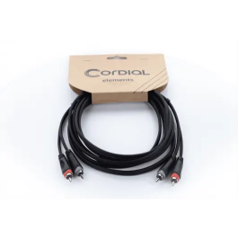Cordial Cable de Audio Dual RCA/RCA 6 Metros