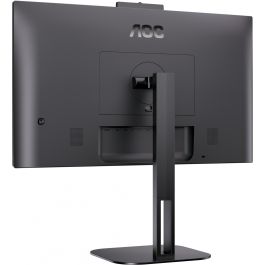 AOC 24V5CW/BK Monitor Profesional 23.8" Full HD IPS 75Hz 1ms Webcam Windows Hello USB-C Ergónomico