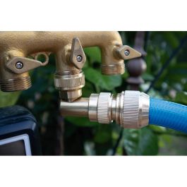 Aqua Control Conector Roscado 3/4" Codo Latón Adaptador de Grifo Hembra