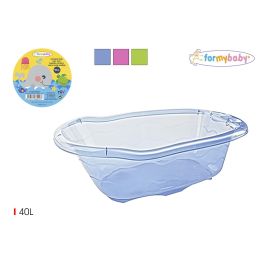 Formybaby Bañera Infantil Transparente 40Lt, 85 cm x 49 cm x 25 cm (6 Unidades) Precio: 59.50000034. SKU: S2207298