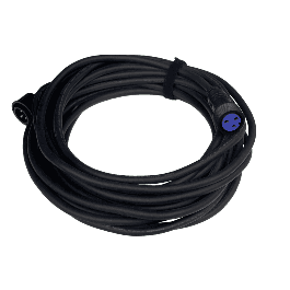 Algamlight Cable de Alimentación IP65 10m Negro con Conectores XLR Macho y Hembra para Uso Exterior