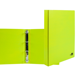 Liderpapel Carpeta 4 Anillas 25 mm Mixtas A4 Cartón Forrado PVC Verde