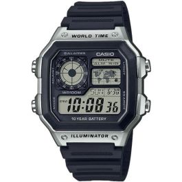 Reloj Hombre Casio AE-1200WH-1CVEF Negro Gris (Ø 40 mm) Reloj Hombre Casio AE-1200WH-1CVEF Negro Gris (Ø 40 mm)