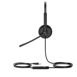 Yealink UH34 Dual Auricular USB Profesional Binaural para Microsoft Teams, Cancelación de Ruido, Ultraligero