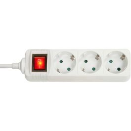 Lindy Regleta de Extensión de Alimentación Eléctrica Schuko, 3 Tomas con Interruptor Integrado, Blanca Precio: 6.59000001. SKU: B1DWGAPLH3