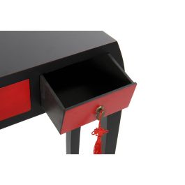Consola Oriental DKD Home Decor Rojo Negro 27 x 80 x 96 cm Consola Oriental DKD Home Decor Rojo Negro 27 x 80 x 96 cm