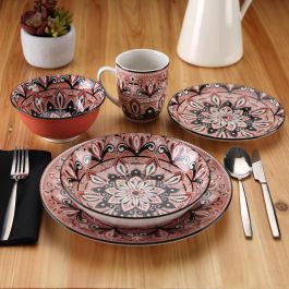 Vajilla Versa Rosa Porcelana 18 Piezas Vajilla Versa Rosa Porcelana 18 Piezas