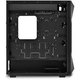 Sharkoon REV300 Torre Gaming E-ATX de Alto Rendimiento con 7 Ventiladores PWM, Panel Frontal Rejilla y Cristal Templado Negro
