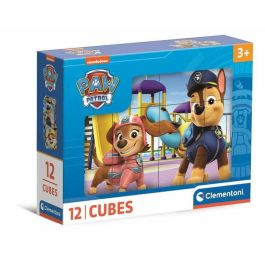 Clementoni Puzzle Rompecabezas 12 Cubos Paw Patrol para Niños 3 Años