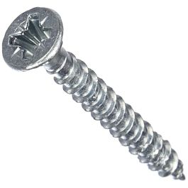 Celo Tornillo Madera Avellanado Pozi DIN Ø3,5x30mm Zincado+Lubricado Caja 200 unid. Ref Vlox
