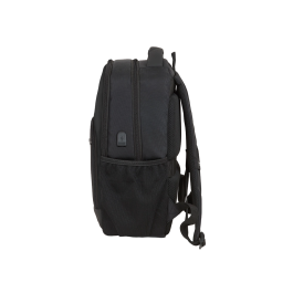 Safta Mochila para portátil 14,1" Business Negra Material Nylon/PVC Leather