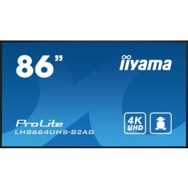 iiyama 86" 3840x2160, UHD IPS DLED panel, Haze 25% 500cd/m², Landscape and Portrait Precio: 1865.49999977. SKU: B1546NEEWF