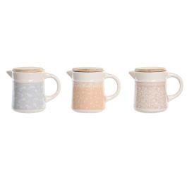 DKD Home Decor Grasera Shabby Gres 11x13x16cm - Set 3 Unidades Colores Surtidos (Rosa, Azul, Amarillo) Apta Lavavajillas Precio: 33.4999995. SKU: B16GQFRM4J