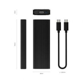 AISENS - Caja externa M.2 (NGFF) ASM2-022B NVMe A USB3.2 GEN2, NEGRA AISENS - Caja externa M.2 (NGFF) ASM2-022B NVMe A USB3.2 GEN2, NEGRA