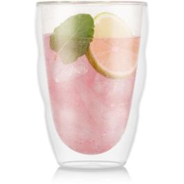 Bodum PILATUS Set 2 Vasos Doble Pared Vidrio Borosilicato Transparente 0.35L para Aislamiento Térmico Bebidas Calientes Frías Bodum PILATUS Set 2 Vasos Doble Pared Vidrio Borosilicato Transparente 0.35L para Aislamiento Térmico Bebidas Calientes Frías