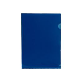 Carpeta Liderpapel Dossier Uñero 44002 Polipropileno Din A4 Azul 20 Hojas 10 unidades