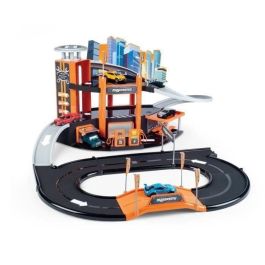 MAJORETTE SMO3032160113280 - Garage Motor City Plus, juguete para niños a partir de 3 años