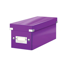 Leitz 143x147x352 mm Caja de almacenamiento Click&Store CD Box, Violeta Precio: 32.3675. SKU: B1DLK28LE3
