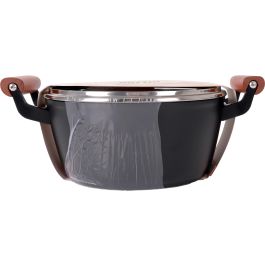 Cacerola Inde 24 cm con tapa Doha Quttin (4 Unidades) Cacerola Inde 24 cm con tapa Doha Quttin (4 Unidades)
