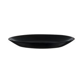 Plato de Postre Luminarc Zelie Negro Negro Vidrio Ø 18 cm (12 Unidades)