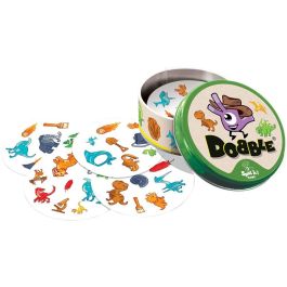 Asmodee Dobble Dinosaurs Dobdin07Esde Juego de Mesa Infantil de Observación y Velocidad en Español para +6 Años