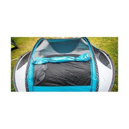 Coleman Galiano 4 FastPitch Pop Up - Tienda desplegable para 4 personas, Impermeable, Resistente a la intemperie, Color Verde y Gris