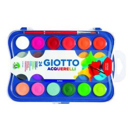 Giotto Acuarela 24 Colores Vibrantes con Pincel en Estuche de Plástico - Pastillas Intensas y Cubrientes para Artistas Precio: 7.79000057. SKU: B14QT3END6