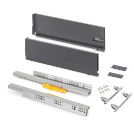 Emuca Cajón exterior Vertex Push Sincro con regulación 3D de altura 178mm, 40kg, profundidad 500mm, Acero, Gris antracita Emuca Cajón exterior Vertex Push Sincro con regulación 3D de altura 178mm, 40kg, profundidad 500mm, Acero, Gris antracita Precio: 41.50000041. SKU: B15D9TTLQE