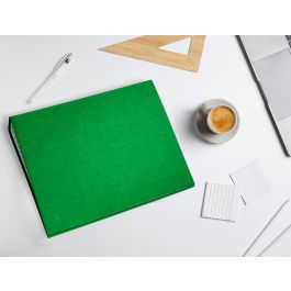 Carpeta De 4 Anillas 40 mm Mixtas Liderpapel Folio Carton Forrado Paper Coat Verde