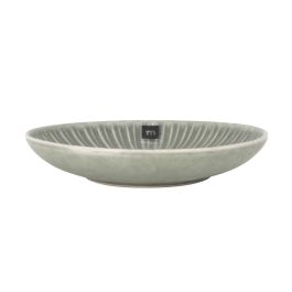 La Mediterranea Plato Hondo Aisa, 21 cm de diámetro, 4 cm de alto, 522 g, porcelana (12 Unidades)