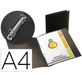 Liderpapel Carpeta 2 Anillas Mixtas Mini 15 mm Polipropileno DIN A4 Negro Opaco Precio: 2.8900003. SKU: B1BXYJNS69