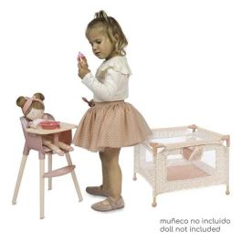 Decuevas Conjunto Trona Parque para Bebés y Niños, Edad recomendada 3+ años, Estructura de Metal, Plástico y Poliéster Decuevas Conjunto Trona Parque para Bebés y Niños, Edad recomendada 3+ años, Estructura de Metal, Plástico y Poliéster