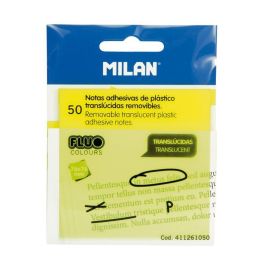 Milan Bloc Notas Adhesivas Removibles 50H Plástico Translúcidas Amarillo Fluorescente 76x76 mm Precio: 1.5900005. SKU: B18DGY2SL6