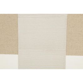 DKD Home Decor Cuadro Decorativo Scandi Moderno de Lino y Poliestireno Beige y Blanco 92.5x92.5x3.8 cm (Set de 2 Unidades)