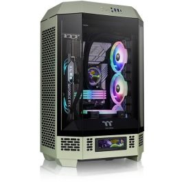 Thermaltake The Tower 300 Matcha Green Micro Torre PC para Micro-ATX/Mini-ATX con Panel Cristal Templado y Filtro Anti-Polvo