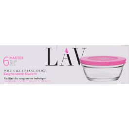 Lav Set 6 Bols 250 cc - 10.5 cm, Colección Master (8 Cajas)