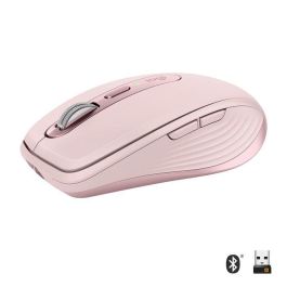 Logitech MX Anywhere 3 Ratón Compacto Portátil Inalámbrico Bluetooth/RF Rueda MagSpeed Sensor Multi-Superficie Programable Rosa Precio: 129.49999953. SKU: S7727330