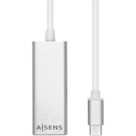 Aisens Conversor USB3.1 Gen1 USB-C a Ethernet Gigabit 10/100/1000 Mbps, Compatible con Windows, Mac, Linux