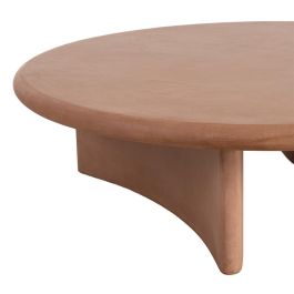 Mesa Centro Teja Dm-Microcemento Salón 120 X 120 X 33 cm