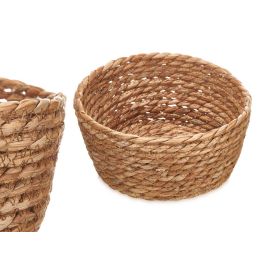 Giftdecor Cesto Redondo de Almacenaje y Decoración para el Hogar, Fibra Natural (Totora), Color Natural, Diámetro 20 cm x Altura 10 cm (24 Unidades) Precio: 46.88999986. SKU: B17XCSSBAS
