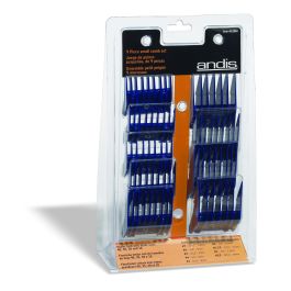 Andis Juego de 9 Peines de Alzada Pequeños para Cortapelos Detachable - Tamaños 1.5mm a 14mm - Cuchillas #10 #30 #35 #40
