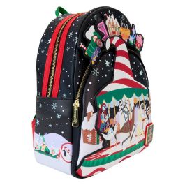 Loungefly Mochila Journey to Christmas Town Pesadilla Antes de Navidad Disney