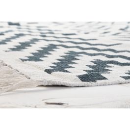 Alfombra Boho DKD Home Decor Negro Blanco 230 x 1 x 160 cm