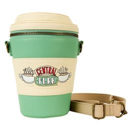 Loungefly Bolso Bandolera Central Perk Friends de Piel Vegana 12,5x20x12,5cm con Cadena Dorada Antigua y Detalles Grabados Precio: 53.69000021. SKU: B1JPJ2AC4W