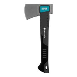 Gardena 900 B Hacha Universal con Mango de Plástico, Revestimiento Antiadherente, Ergonómica, Negro y Azul, 34 mm