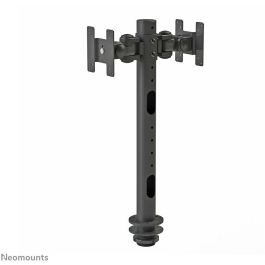 Neomounts FPMA-D050DBLACK Soporte de Mesa para 2 Monitores de 10-30" (76cm) hasta 10kg, VESA 100x100mm, Ajustable, Negro