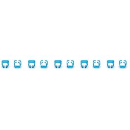 DIGITUS Farbclips für Patchkabel RJ45 100 Stück blau